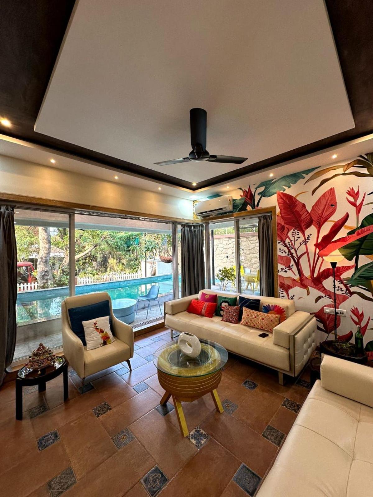 Tropical Villa II 4 Bhk II Lonavala II 1 Mountain View II 2 Private Pool II 3 Big Terrace エクステリア 写真