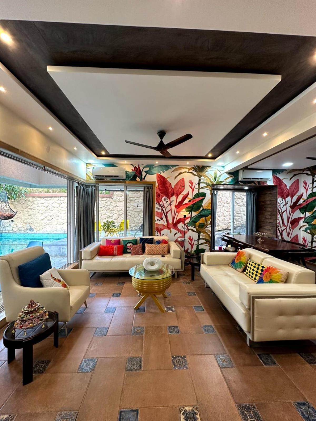 Tropical Villa II 4 Bhk II Lonavala II 1 Mountain View II 2 Private Pool II 3 Big Terrace エクステリア 写真